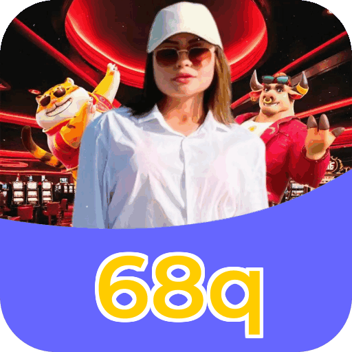Plataforma 68q mostrando interface moderna, jogos certificados e recursos de segurança licenciados